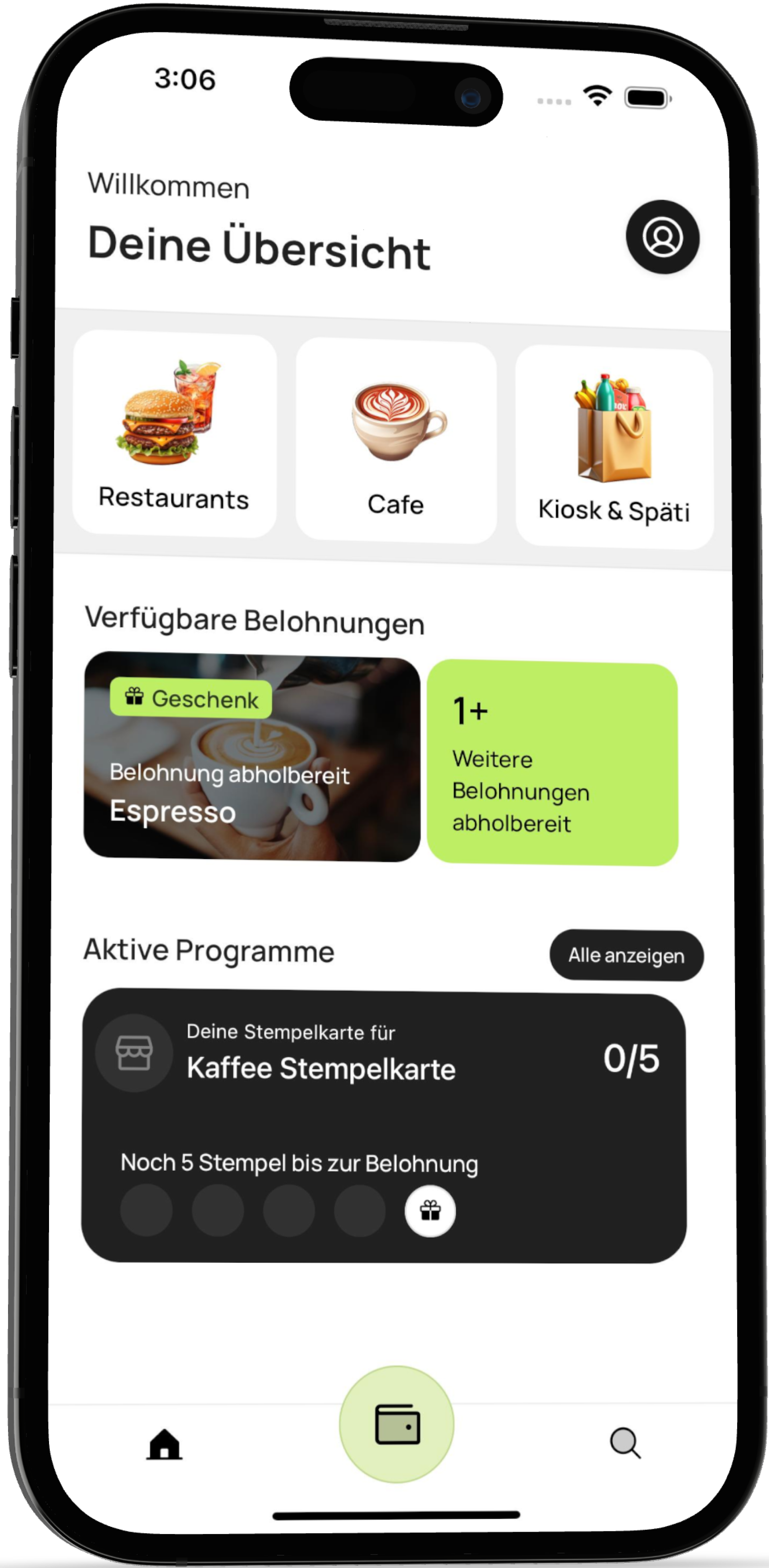 Die loily App auf einem Smartphone